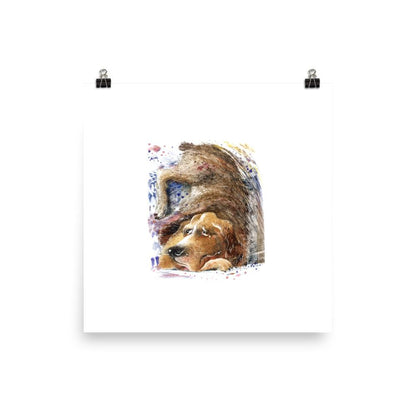 Dom Hund - Poster Sergej Uchatsch 25x25 cm artlia